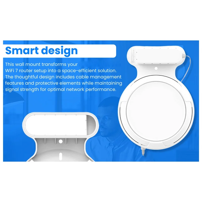 Router Wall Mount For TP-Link Deco BE23/BE25/BE3600/BE5000 Wifi 7 Wall Mount Home Wifi System 2Pcs