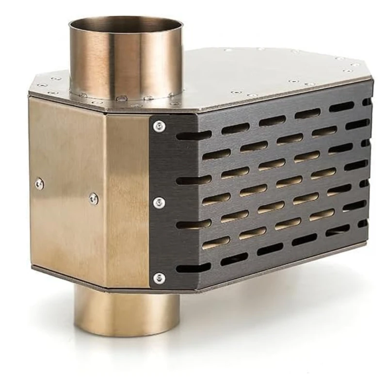 Chimney Platform with Spark Arrestor and Cooking platform with Tent Protection for Wood Burning Stove with 70mm Diameter chimney