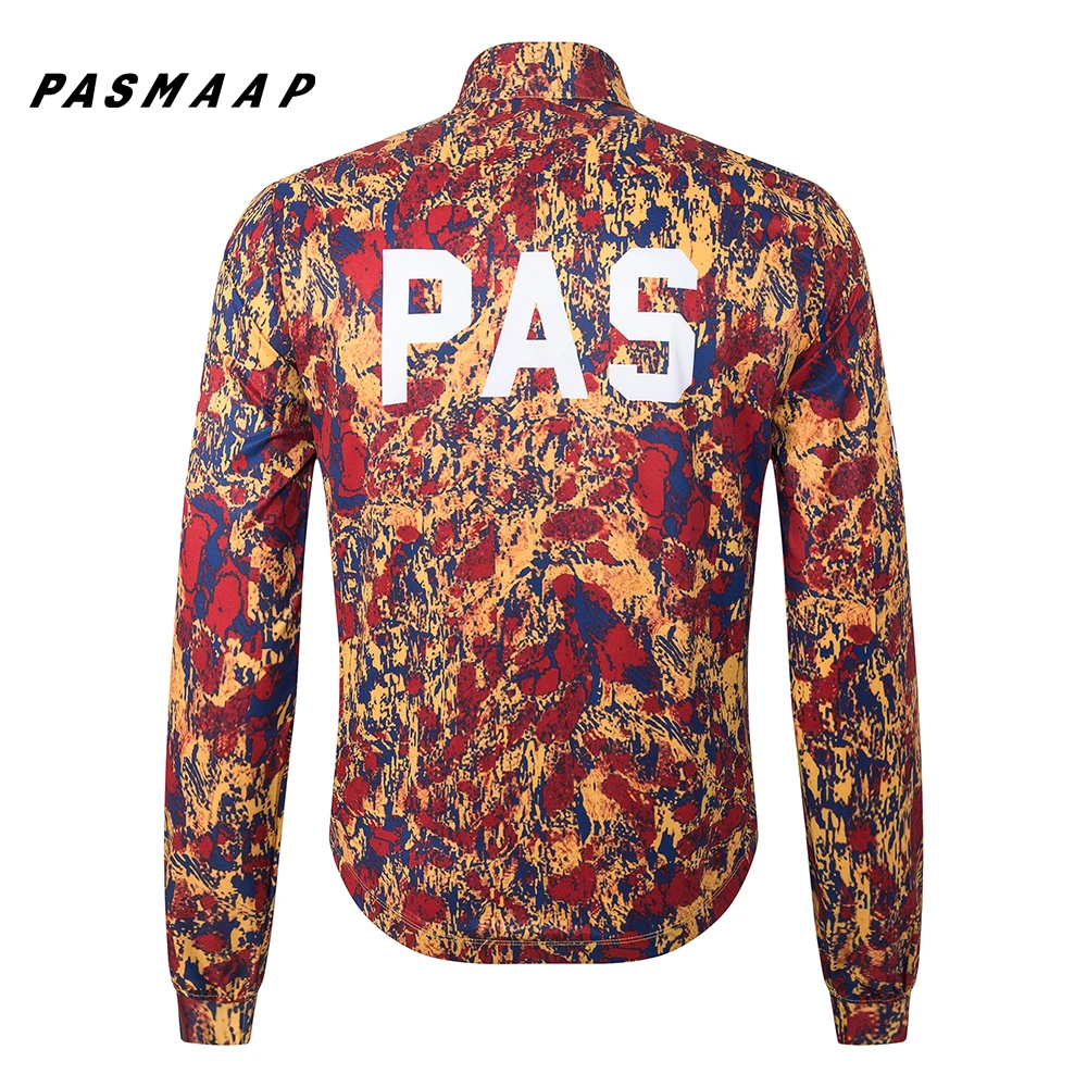 PASMAAP Cycling Jacket  Road Pro Tema Windbreaker Waterproof Quick Dry Bicycle Shirt Long Sleeve Lightweight Cycling Jersey Bike