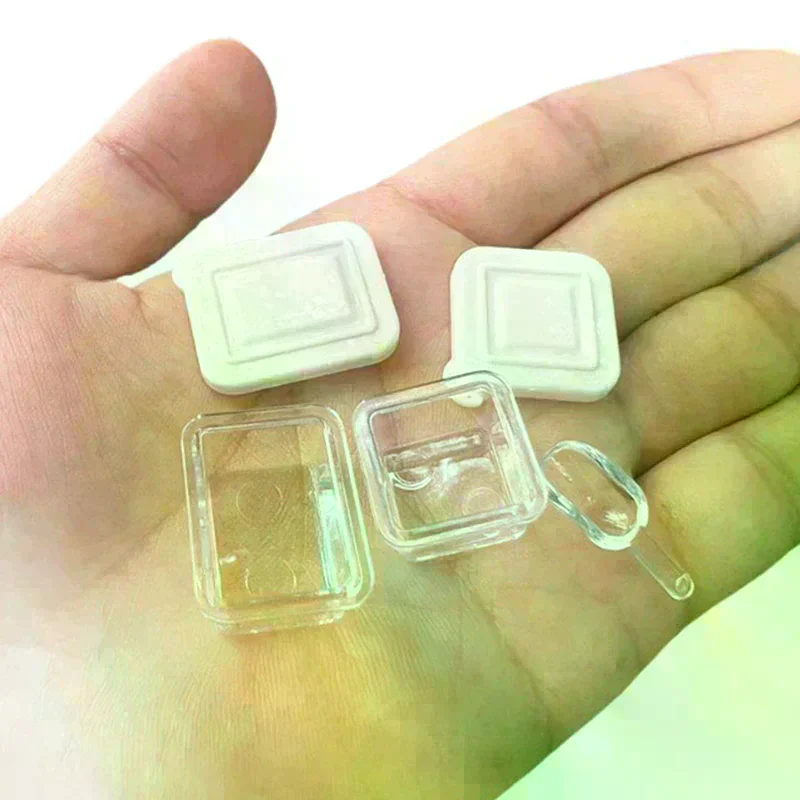 3Pcs/Set Dollhouse Fresh Keeping Box Lunch Box Mini Model Kitchen Tableware Decoration Miniature Scene Food Toys Accessories