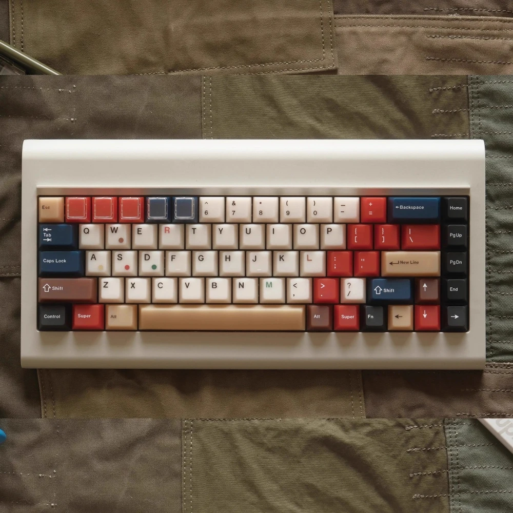 186 Keys/set Soft Jade Texture Mixed Light Keycaps PC Material Key Caps Cherry Profile Misty Translucent Keycap 1.7mm Thickness