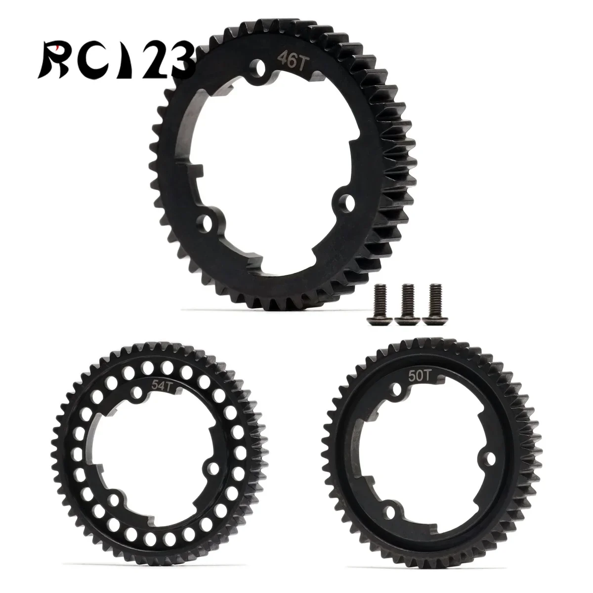 45# Steel 46T 50T 54T #6449 #6447X #6448X #6449X Mod Main Spur Gear  FOR RC CAR Adults Traxxas XMAXX MAXX REVO 2.0 XO-1