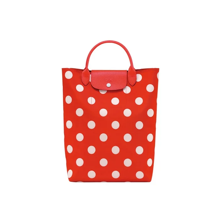 LONGCHAMP Le Pliage Canvas Storage Bag Handbag Women's Orange 10168HCH017