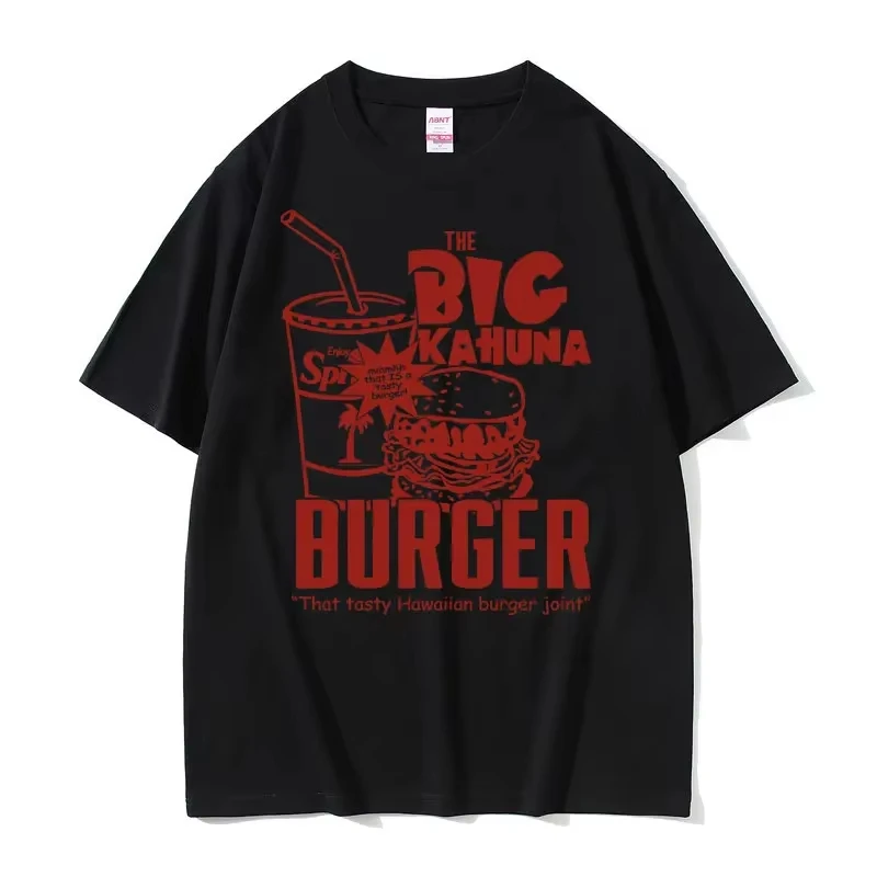 2026 Famous Director Quentin Tarantino Movie Pulp Fiction T-shirt The Big Kahuna Burger That Tasty Hawaiian Burger Tshirt