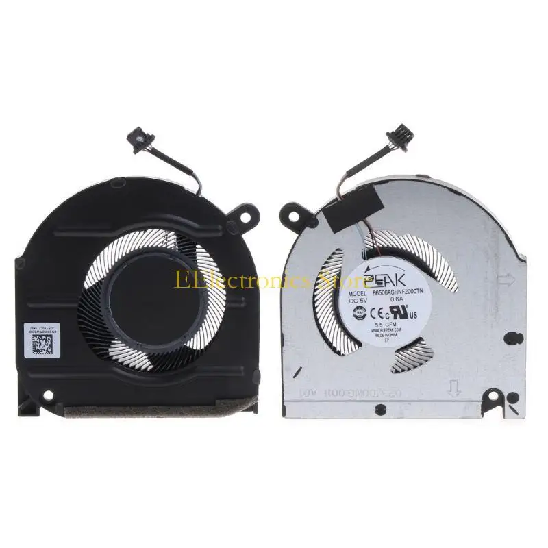 B03C لأجهزة الكمبيوتر المحمول 15 7510 مراوح تبريد وحدة المعالجة المركزية GPU DC5V / 0.6A