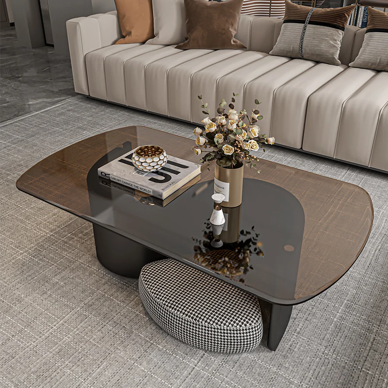 Modern Elegant Minimalist Side Table Unique Space Saving Coffee Tables Creative Couchtisch Wohnzimmer Living Room Furniture