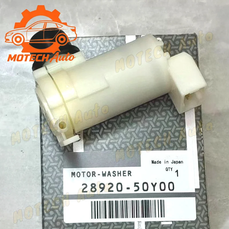 Motor de Bomba de Lavaparabrisas para Automóvil 28920-50Y00 2892050Y00 para Nissan Pickup 200SX NX 240SX Sentra Versa