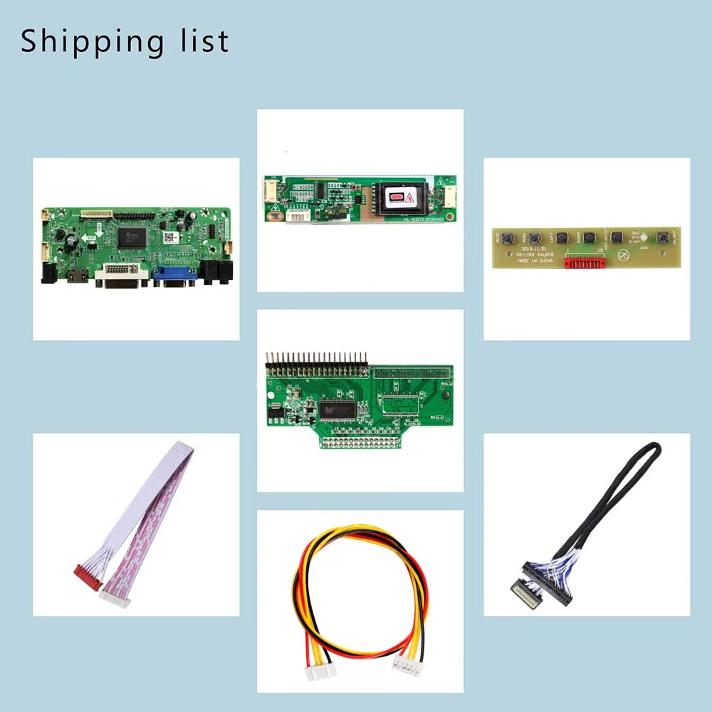 HD MI VGA DVI LCD Controller Board For 12.1inch 800x600 LQ121S1DG41 LCD Screen