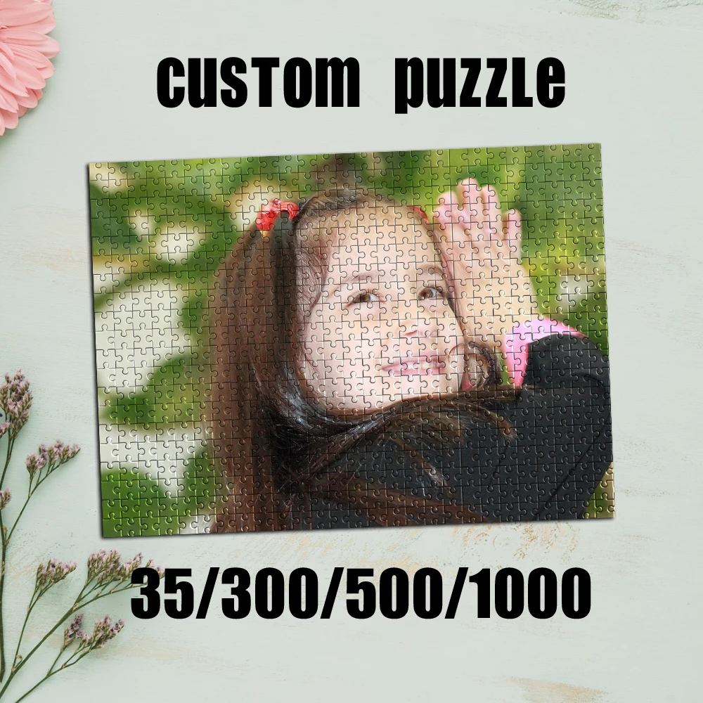 35/300/500/1000 Stück personalisiertes Foto-Selfie-Puzzle. Das individuelle Puzzle wird ein einzigartiges Geschenk werden. Raumdekoration