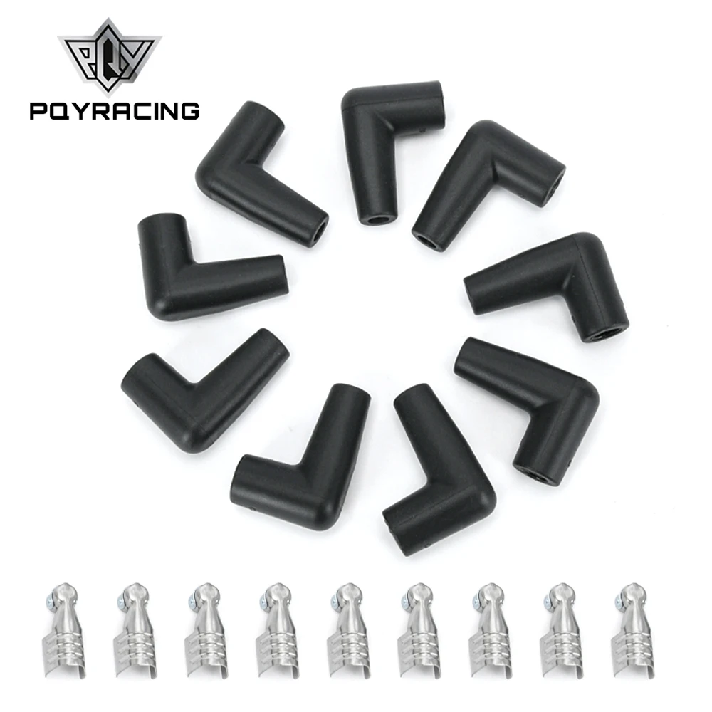 Pqy-9 Stks/set Hei Stijl Distributeur Caps Bougie Draad Mannelijke Rubber Laarzen Terminals Uiteinden Connector Set PQY-SSC03