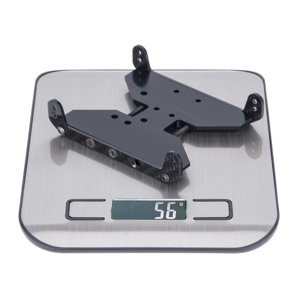 Placa de transmisión de placa de deslizamiento de chasis de fibra de carbono para 1/10 coche trepador de control remoto Axial SCX10 Capra 1,9 UTB F9 AXI03004 piezas de mejora