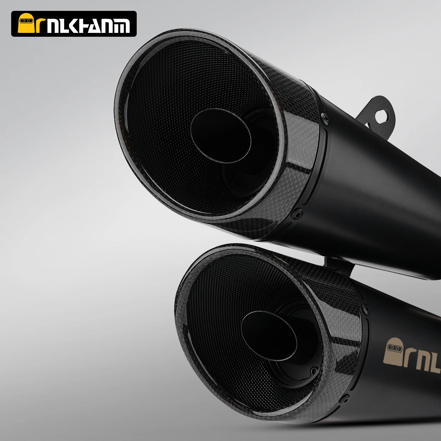 كاتم صوت عادم الدراجة النارية Monster 937/950 تعديل ZARD من ألياف الكربون بمنفذ مزدوج للهروب لدوكاتي مونستر 950 937