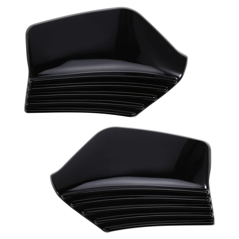 

Leading-Edge-1Pair Black L&R Rearview Mirror Trim Cover For Honda Goldwing GL1500 ALL GL 1500 1988-2000 Mirror Back Accents Shel