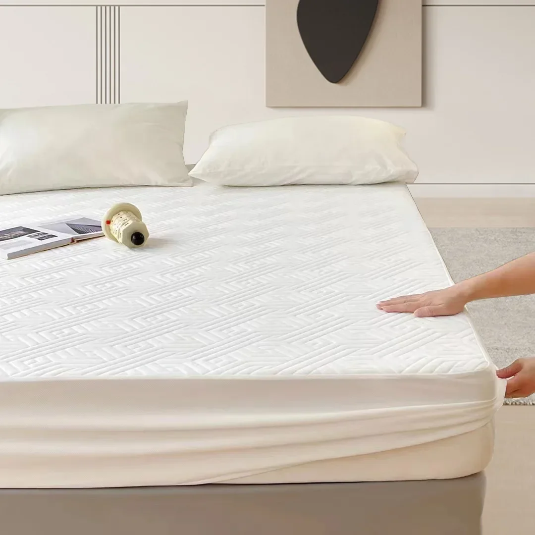 Spot waterproof and anti-mite mattress, thickened air layer, padded mattress cover, baby urine mattress protective cover