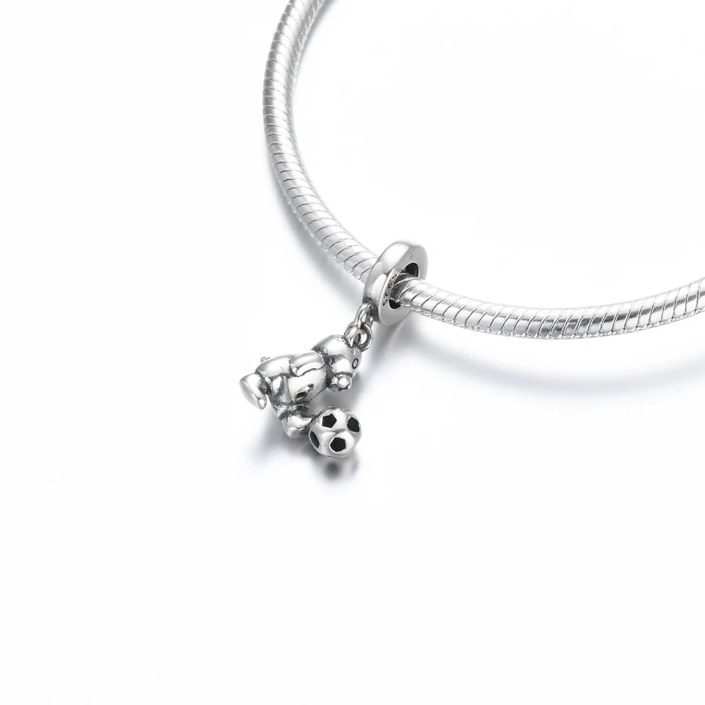 Fashion 925 Silver Charm MINISO Pikachu Pendant Fit Original Pandora Bracelet Necklace DIY women Dangle