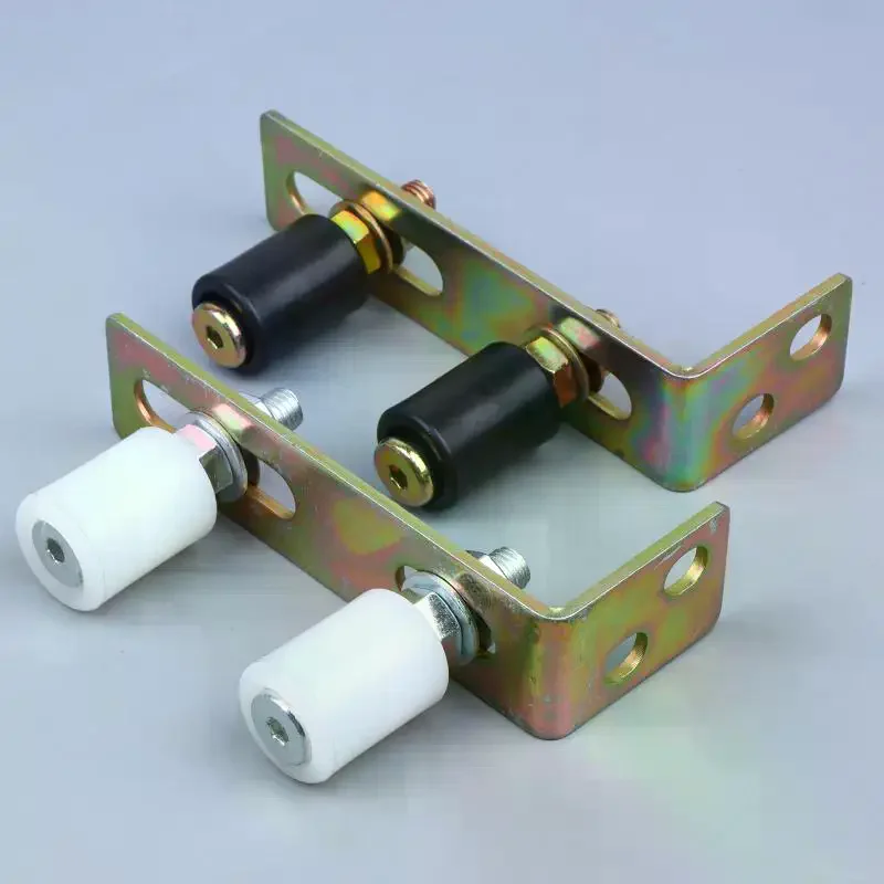 Sliding Gate Replacement Rollers 1 Set Sturdy Wear Resistant with L Bracket for Home Driveway Fence Gate Installation