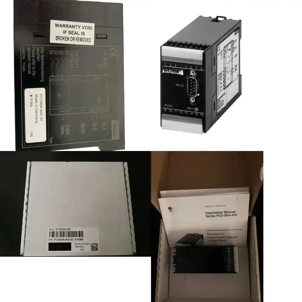 

Proportional Valve Amplifier PCD00A-400-30 PCD00A-400 PCD00A Proportional Valve Amplifier Hydraulic Drive Controller