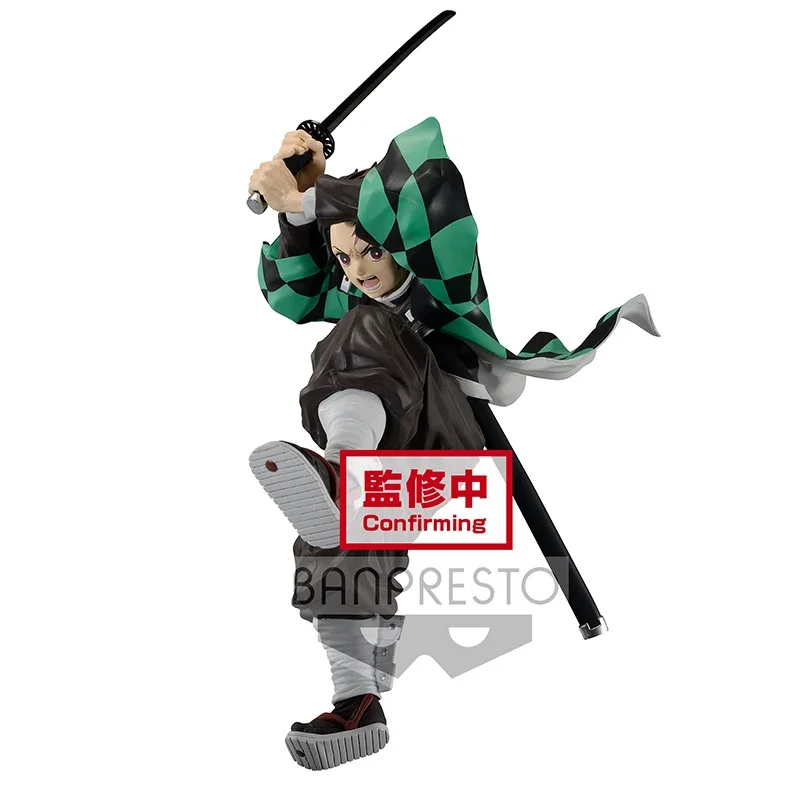 Auf Lager Original BANDAI BANPRESTO Dämon Slayer Kamado Tanjirou Anime Action-figuren Modell Spielzeug desktop Ornament sammeln Geschenke