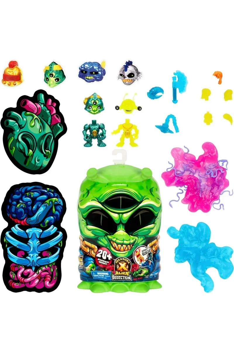 Original mistério caçador de tesouros alienígena autopsia surpresa caixa cega presente das crianças série colecionável brinquedo estatueta
