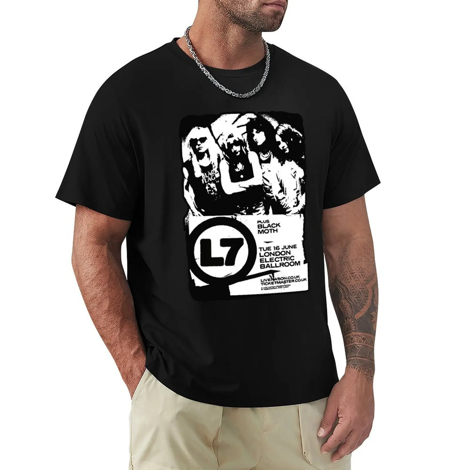 

L7 Best Art Essential T-Shirt Classic Crew Neck Cotton T-Shirt