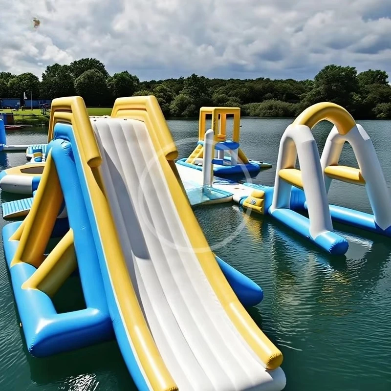 Floating Water Park Games Large Ocean Adult Inflatable Toys Accessories Water Slide Inflatable Jumping and Water Slide