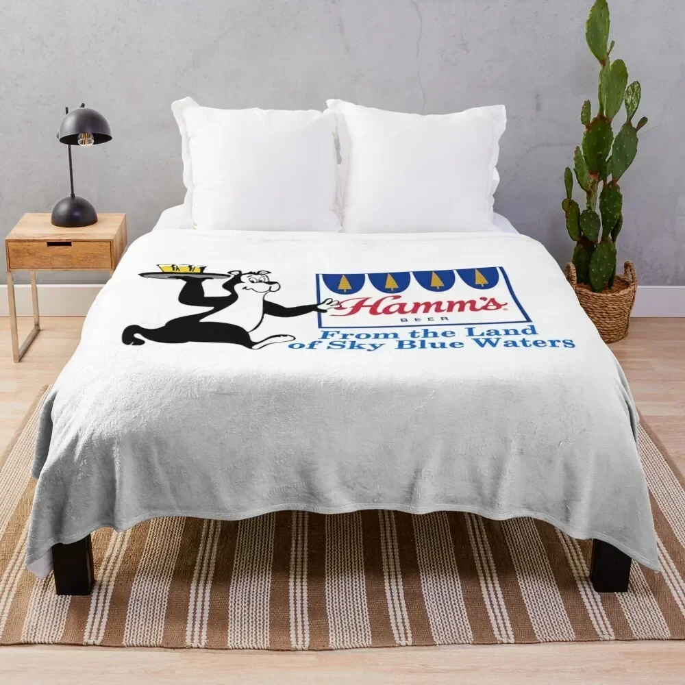 

Hamm's From the land of sky blue waters Throw Blanket Machine Washable Soft Warm Blanket