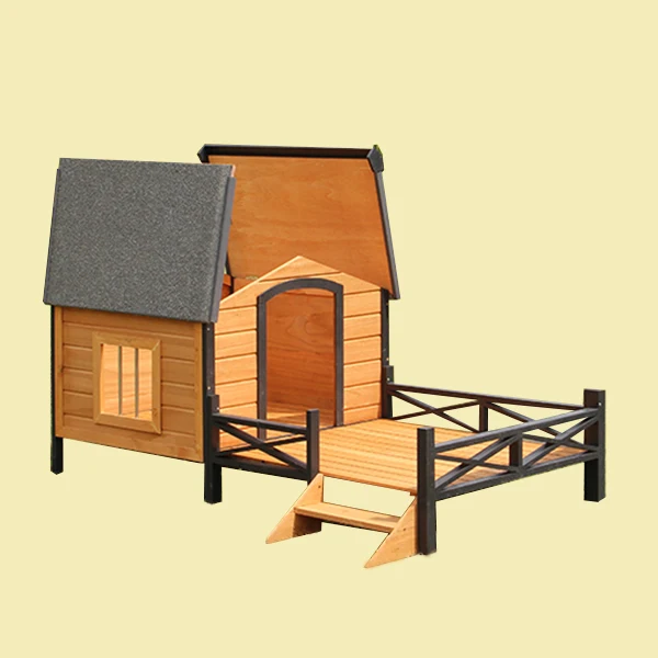 

GMTPET OEM Wooden Outdoor Dog House Manufacturers Customized Solid Wood Animals House Pet Furniture Detachable Pet Dog House