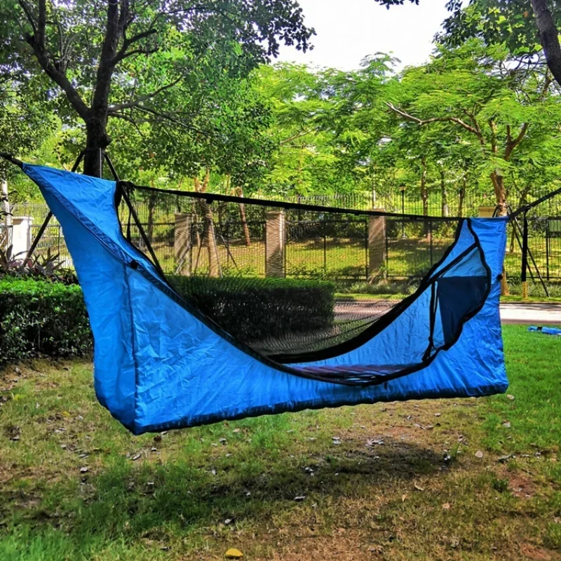 

Outdoor Anti-Mosquito Rainproof Floating Tent Hammock + Mosquito Net + Inflatable Cushion inflatable floating portable tent