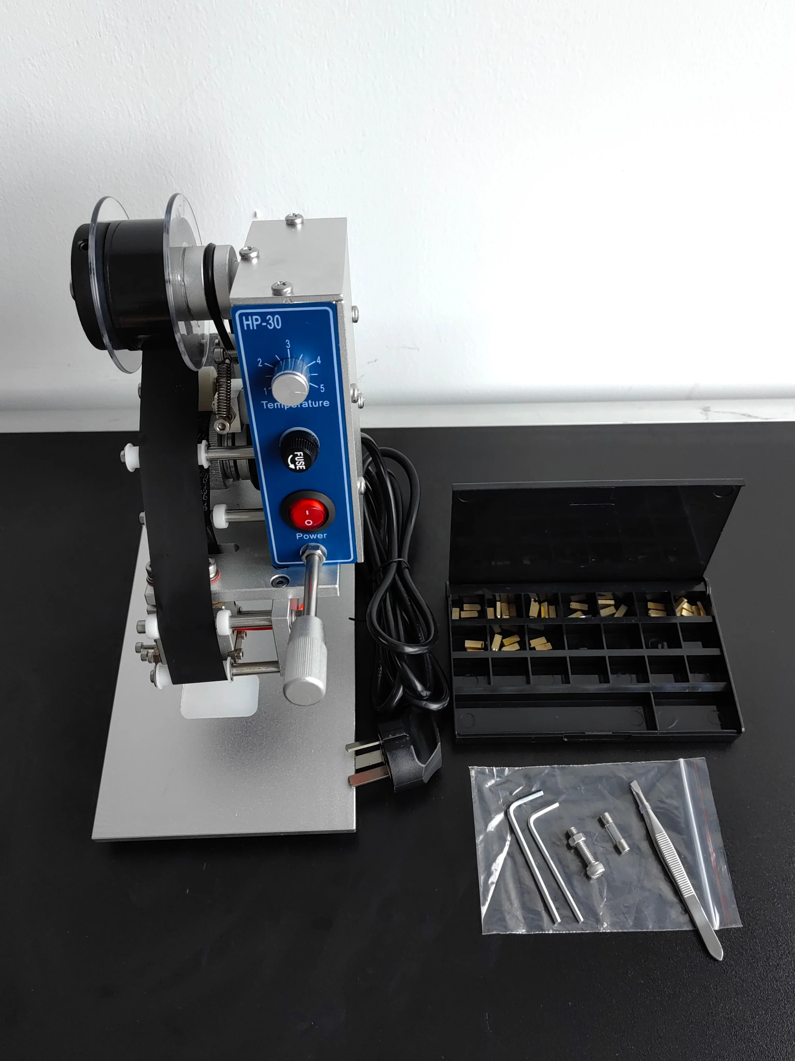 SHENGLONG HP-30 Hand Impulse Ribbon Coding Machine for Expiry Date and Batch Number
