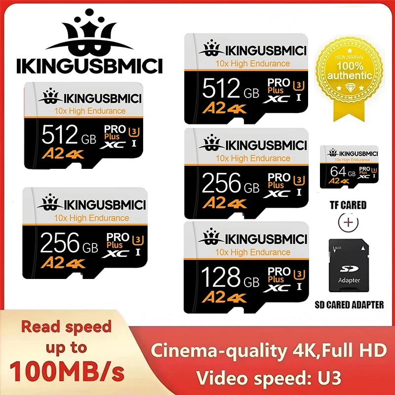 Extreme TF Cards Memory Card SD Cards Micro TF SD Card 128GB 256GB 512GB High Endurance Dustproof U1 V10 for Drone GoPro
