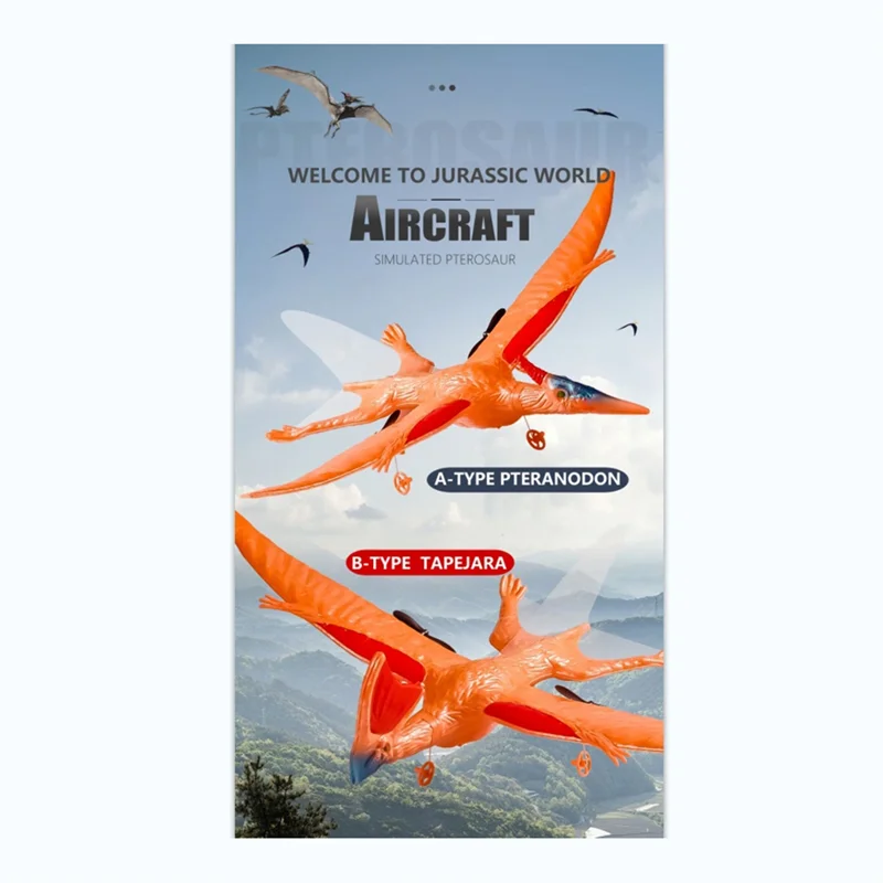 

A19Q-RC самолет с дистанционным управлением Pterosaur 2,4 ГГц 2 канала DIY RC Pterosaur Control EPP пенопластовый планер игрушки (две батареи)