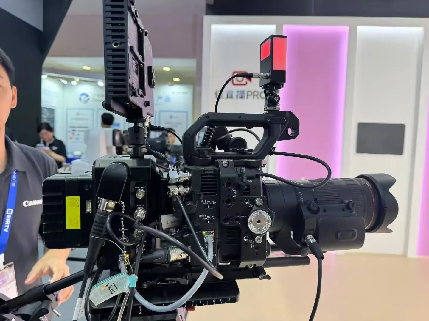 معدات ألياف كاميرا متعددة الكاميرات بدقة 4K/HD مع CCU للمناسبات الحية والحفلات الموسيقية والرياضة والبث التلفزيوني #6