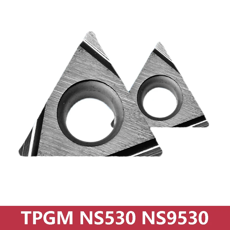 

TPGM TPGM070102L TPGM070104L TPGM090204L TPGM110302L TPGM110304L NS530 NS9530 Carbide Inserts CNC Lathe Cutter Turning Tools