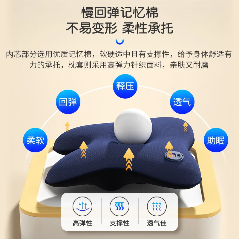 وسادة متعددة الوظائف لاستخدام السيارة لكامل الجسم عنق الرحم قطني الظهر مدلك وسادة العلاج الطبيعي #3