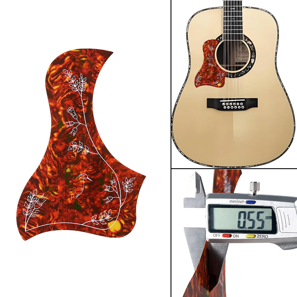 

Специально для левой гитаристов — простая в использовании самоклеящаяся накладка для акустической гитары, детали гитары не требует сверления