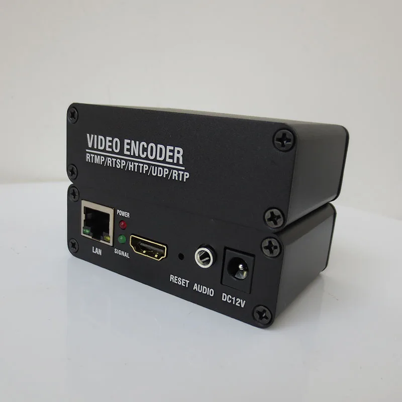 1-Channel H.265 H.264 HD TO IP Live Streaming SRT Encoder For Facebook Youtube