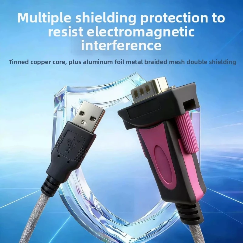

For PINOWELL USB 2.0 to RS232 Serial Cable FTDI FT232RL Chip DB9 Male COM Debug Cable