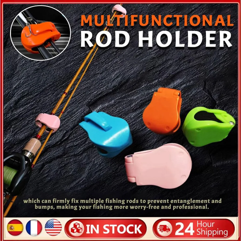 

Набор из 4 держателей для удочек: портативные подставки для хранения и фиксации удочек для пляжной рыбалки