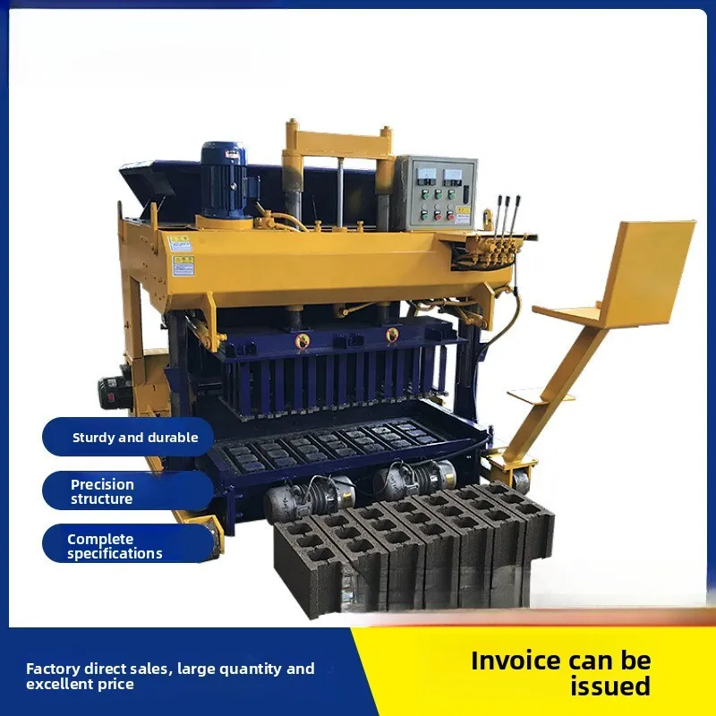 

Large Mobile Making Tray-free Cement Machine, No-burn Hollow Brick Machine Brick Machine Lego Clay Brick Machine