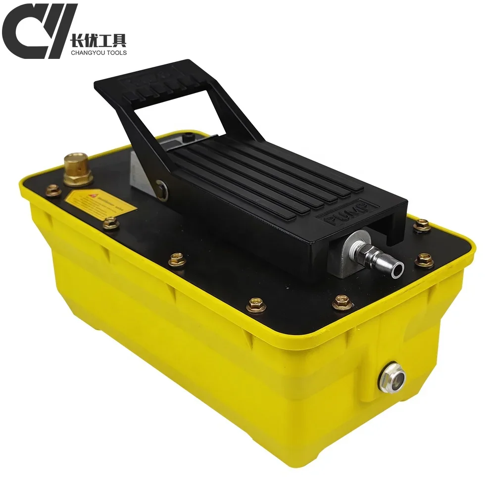 BQ-DA2 Pneumatic Hydraulic Foot Pedal Air Pump With 70 MPa Hydraulic Pressure For Single Acting Cylinder