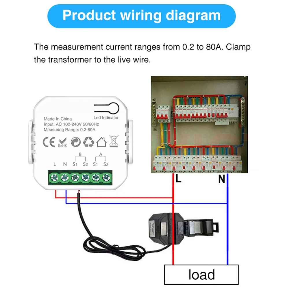 AC100V/240V Tuya 80… - image