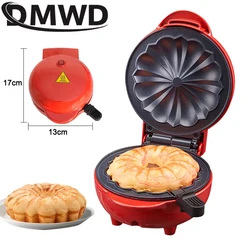 DMWD Electric Cake Maker Mini Waffles Bowl Breakfast Machine Non-Stick Cupcake Muffin Oven Pumpkin Pie Molds Egg Cake 110V/220V