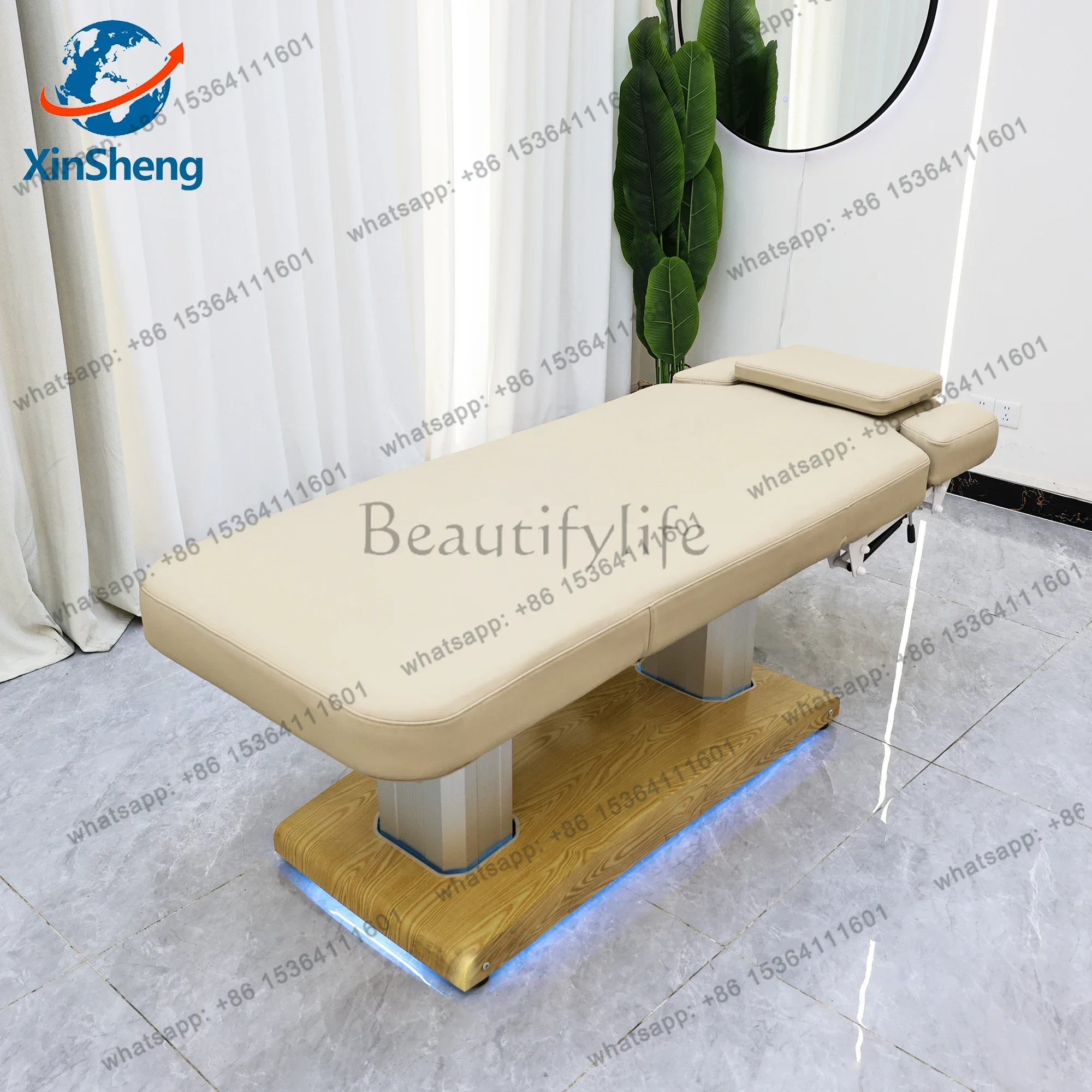 

Электрическая складная кушетка для СПА-процедур, гидротерапии и массажа, кресло для наращивания ресниц, регулируемая мебель для салонов красоты