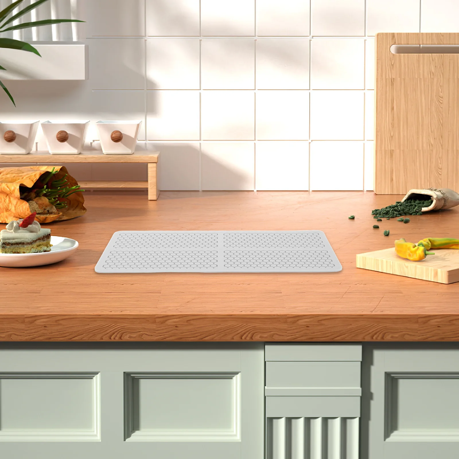 

2Pcs Honeycomb Silicone Molds Detailed 3D Beehive Pattern for Chocolate Cake Sugar Craft Baking Microwave Dishwasher Safe Easy