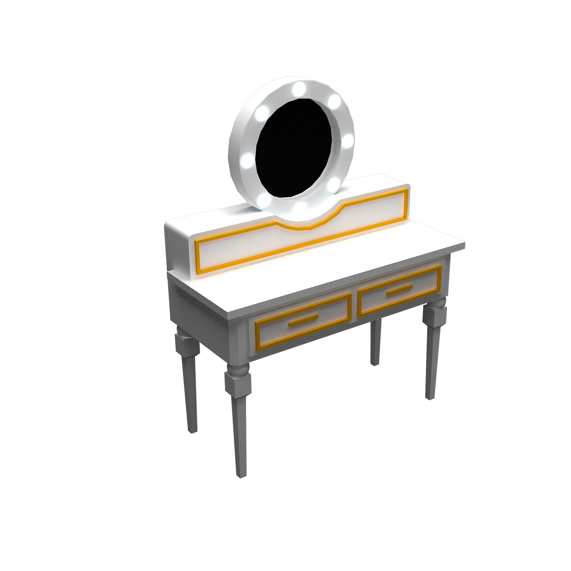 

Princess Dressing Table Playhouse Simulated Wooden Kids Makeup Kit Birthday Gift For 3-6 Year Old Girls Pretend Play Preschool