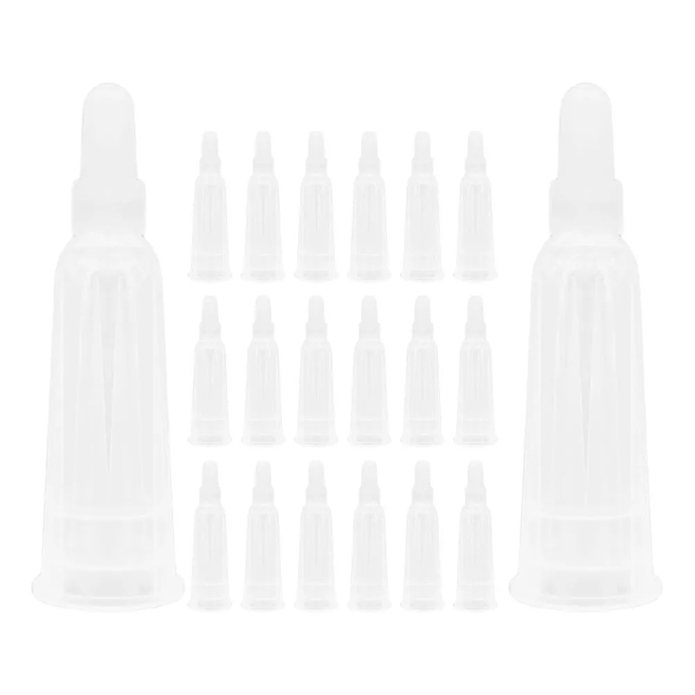 

20pcs Ampoule Opener Transparent 2Ml Labor Saving Glass Vial Opening Tool Medical Compact Reusable Non-Slip Safety Cutter Device