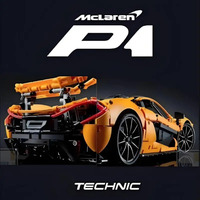 3893Pcs Technical Building Blocks Compatible 42172 McLaren P1  Assemble Puzzle Model Sports Car Toys for Boy Birthday Gifts