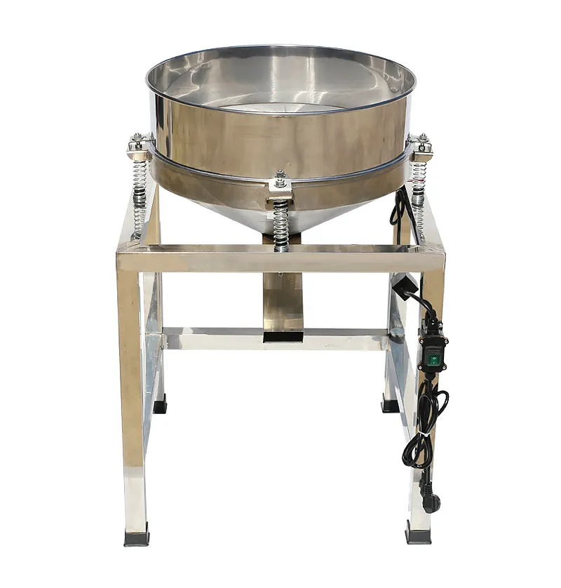 Vibrating Screen Powder Machine Stainless Steel Electric Screening Machine Powder Flour Food Separation Equipment Filtration Scr