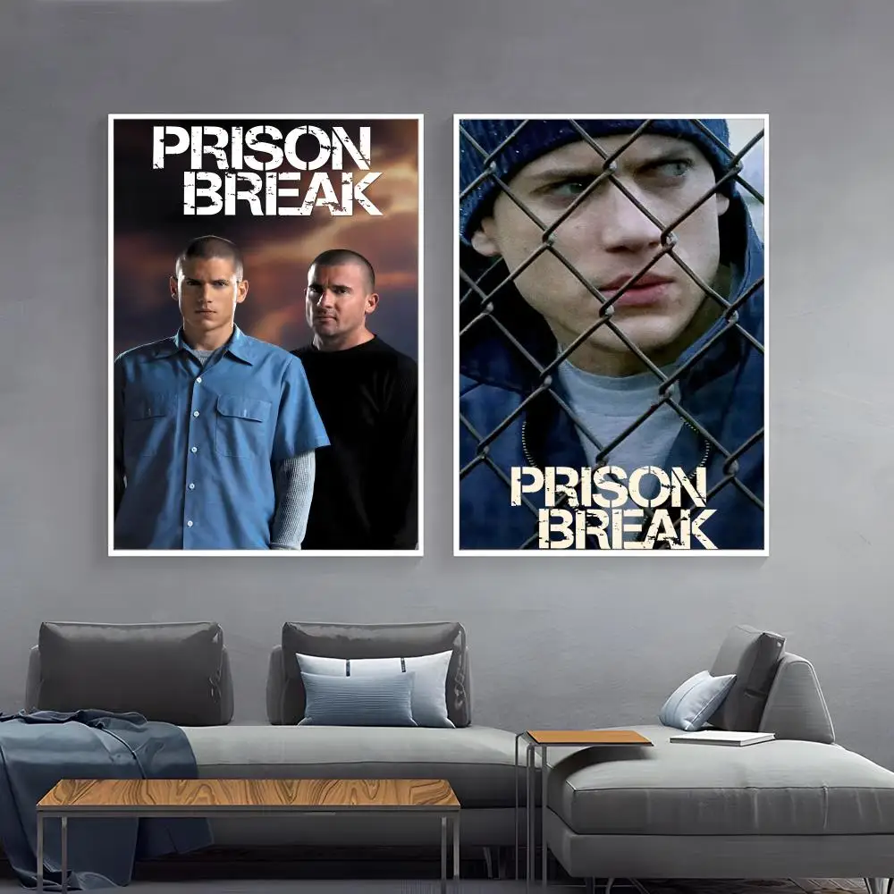 P-Prison Break Poster Paper Print Home Living Room Bedroom Entrance Bar Cafe Art Painting Decoration