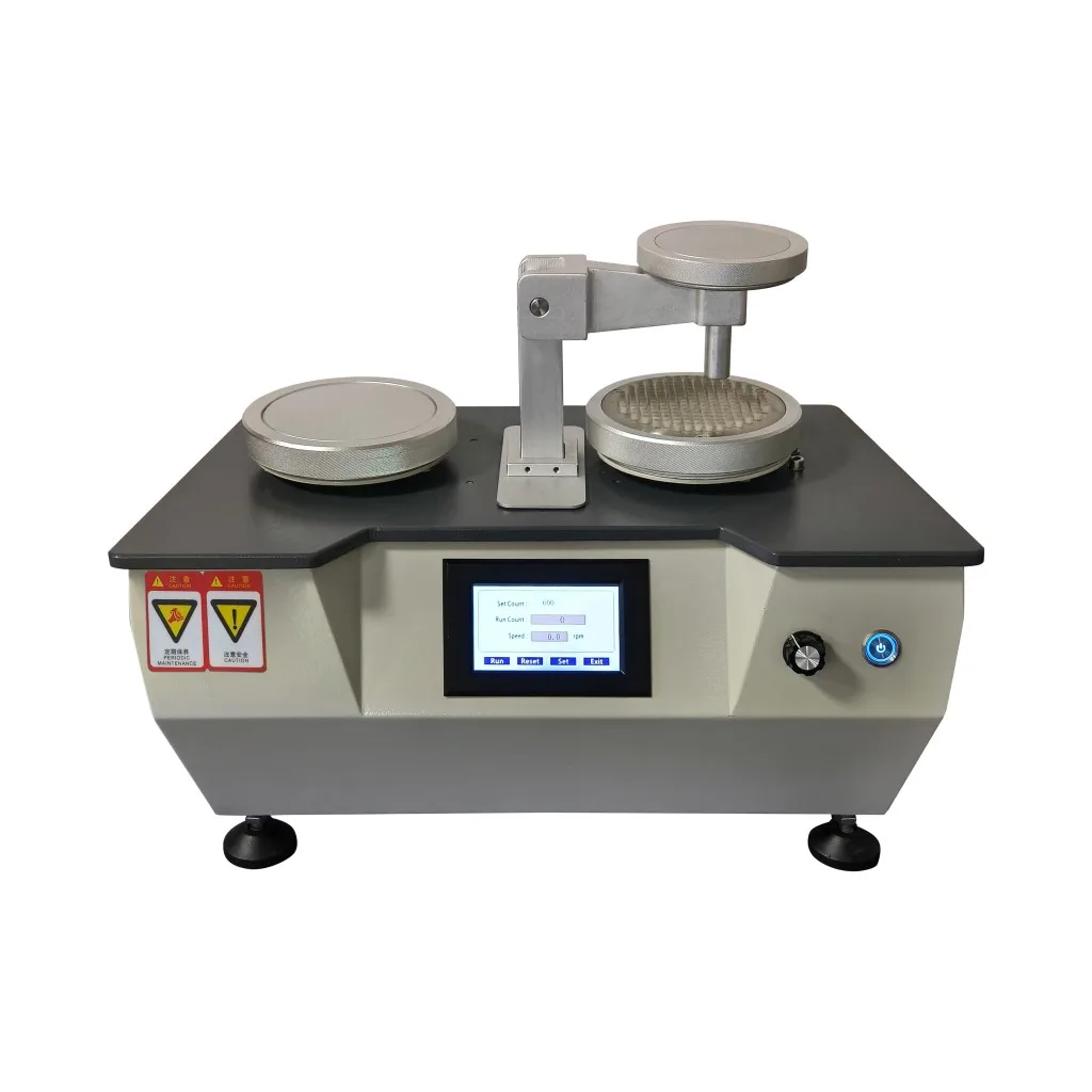 Touch Screen Circular Locus Pilling Tester GB/T4802.1 DIN53863.2 Textile Fabric Anti-Fuzz Abrasion Tester